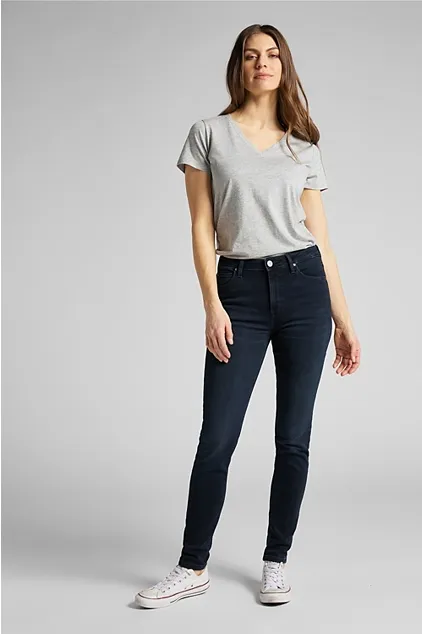 Parent Style Family Style Summer Vibes Lee Pantalone Jeans Scarlett High Skinny High Waist L626PHQS worn ebony