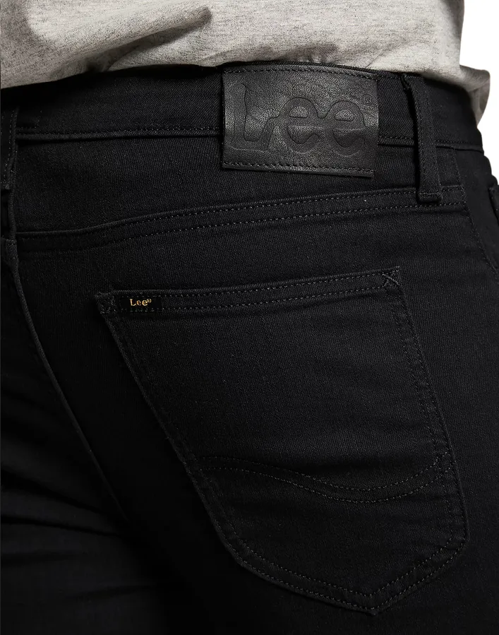 All Season Versatility TaglessDesign Lee pantalone jeans stretto da uomo Malone L736YG47 nero
