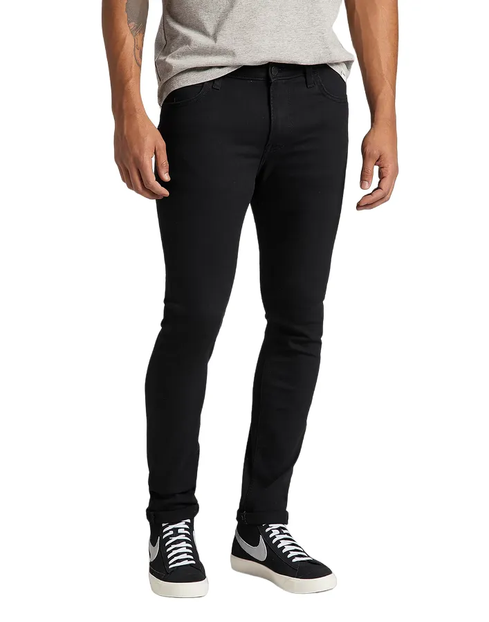 Easy Care Fabric Finish Versatile use Lee pantalone jeans stretto da uomo Malone L736YG47 nero