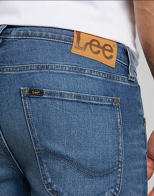 Stretchable Erasable Logo Patch Lee Pantalone jeans uomo Luke Medium Stretch L719AKIG fresh