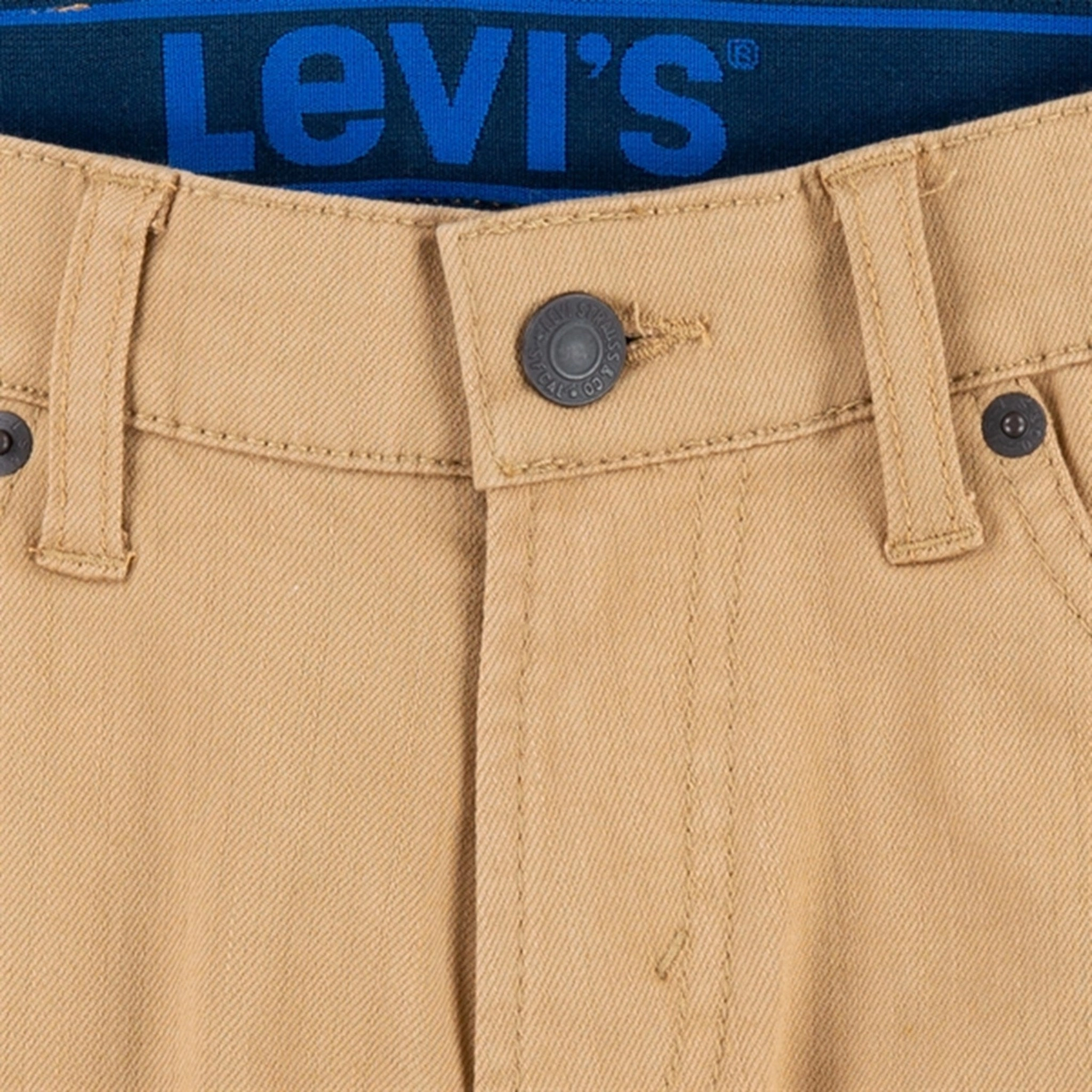 Levi's 502? Regular Taper Fit Strong Performance Jeans Beige Garment Dyed Technique Daily Mix