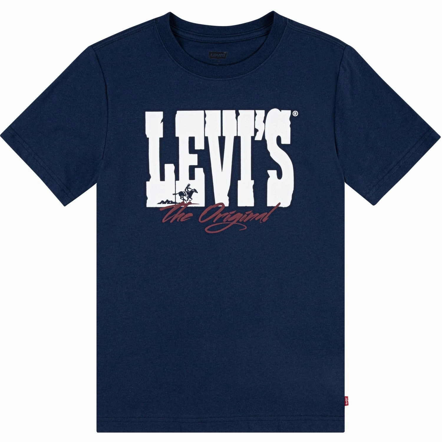 Fade Resistant Dye Reinforced Hems Levi's BLUE Yee Haw Tee