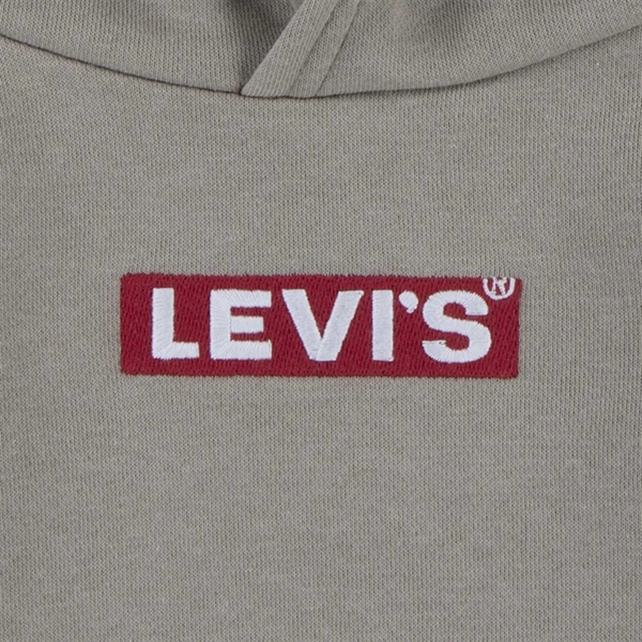 Street Comfort Casual Fashion Levi's Box Tab Pullover Hoodie Rusty Aluminum