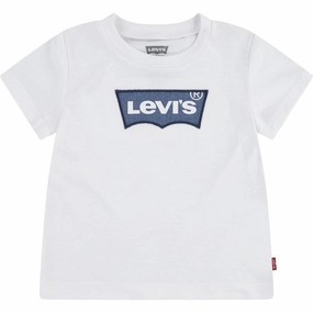 Levi's Bright White Lvn My First Batwing Tee Holiday Wear