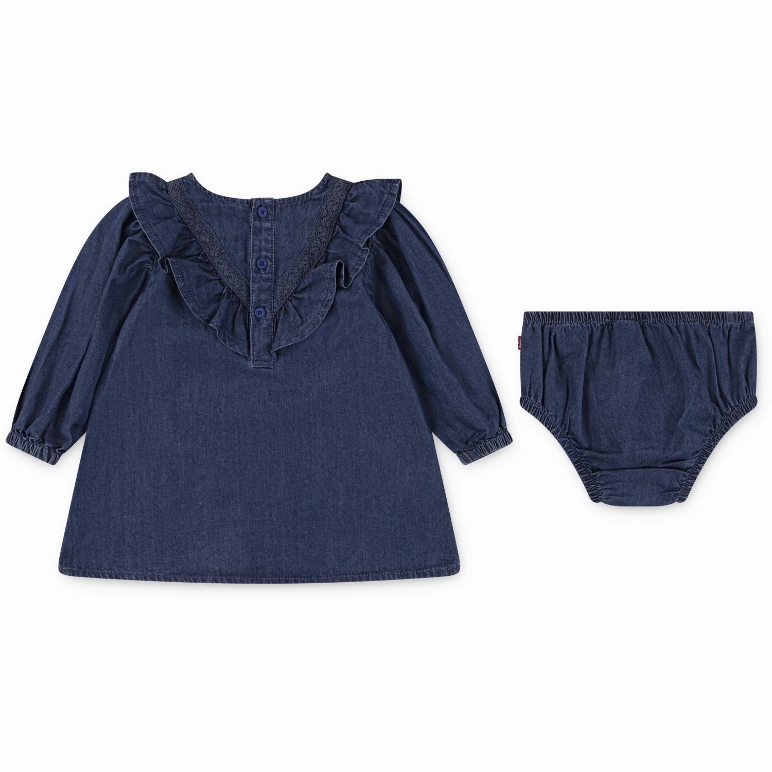 Texture Glow Levi's Dark Wave Wild West Ruffle Dress