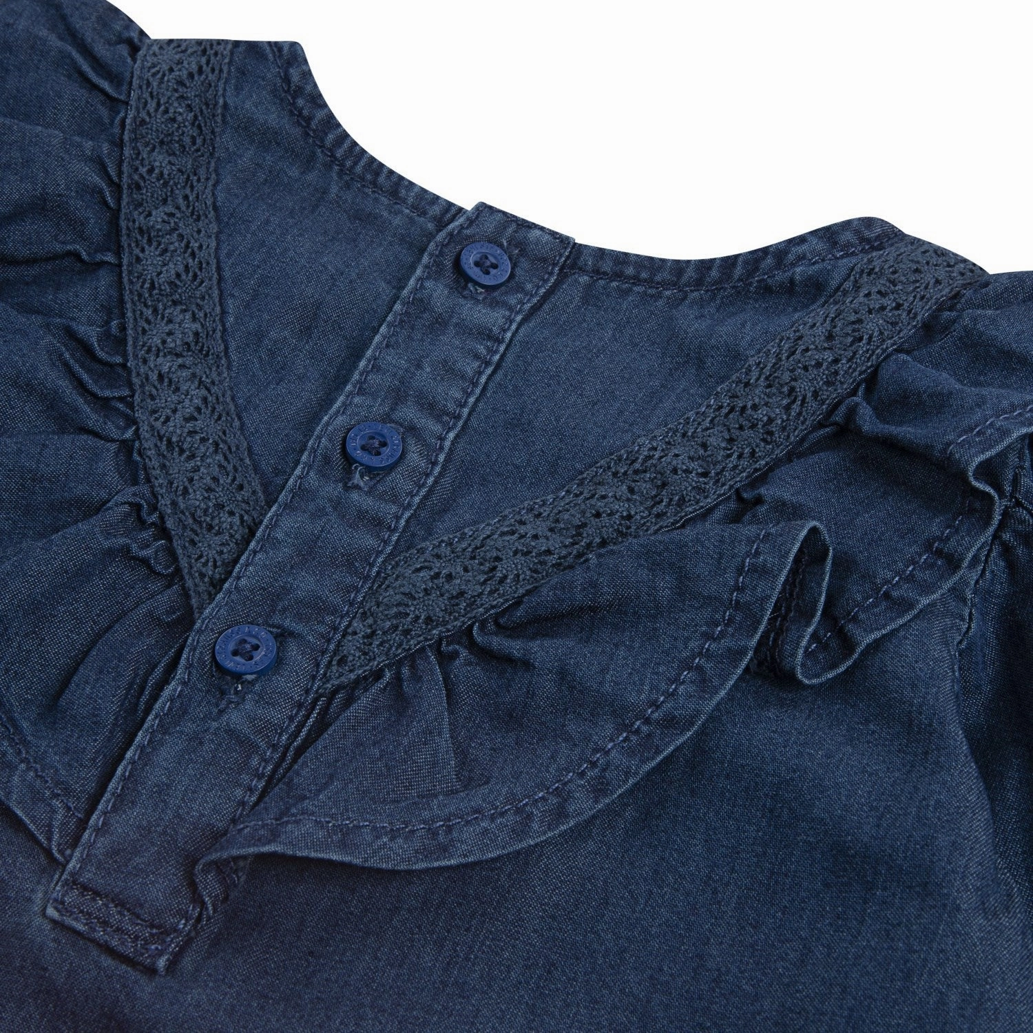 Soft fabric piece Levi's Dark Wave Wild West Ruffle Dress