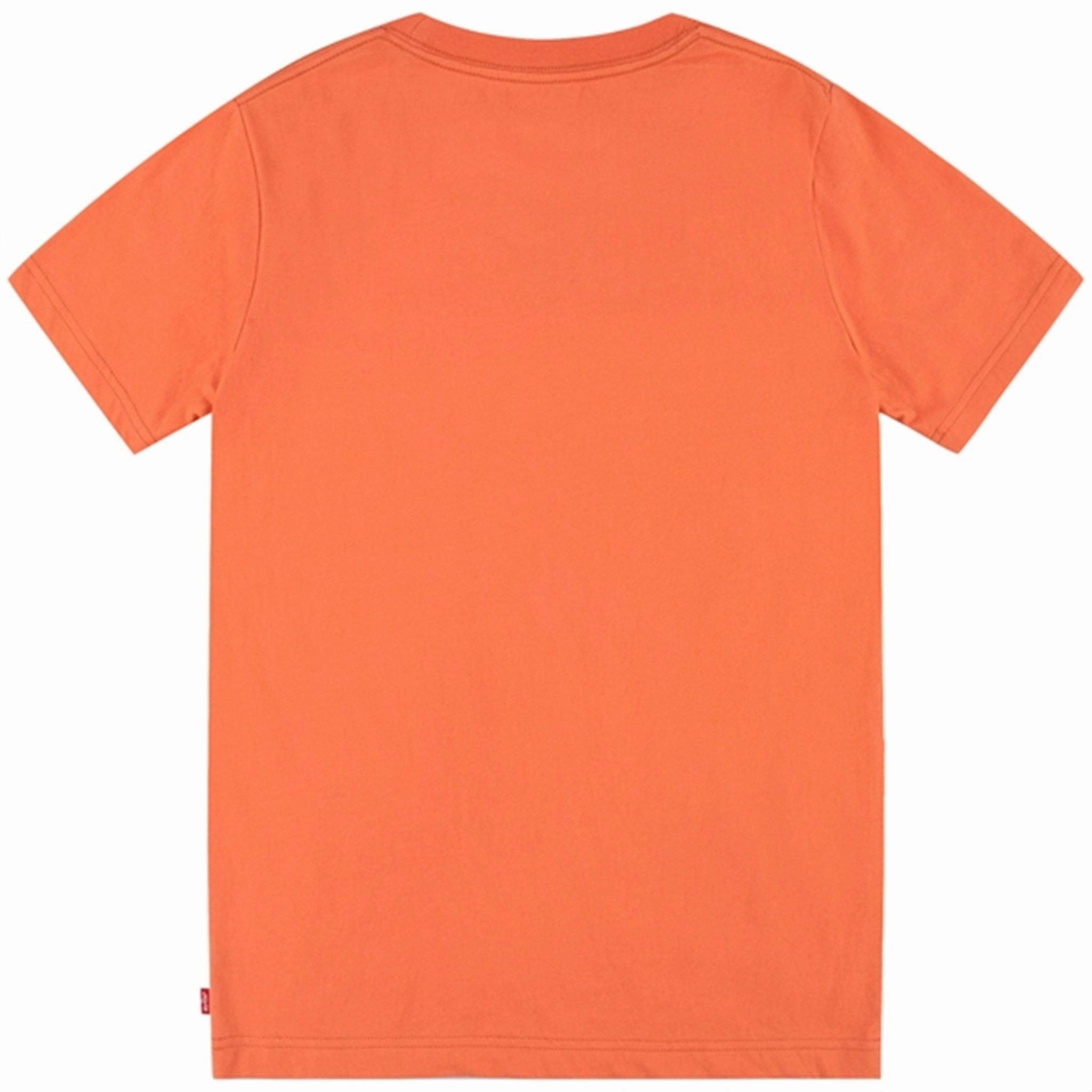 Levi's Distressed Batwing T-shirt Orange Classic and Comfy