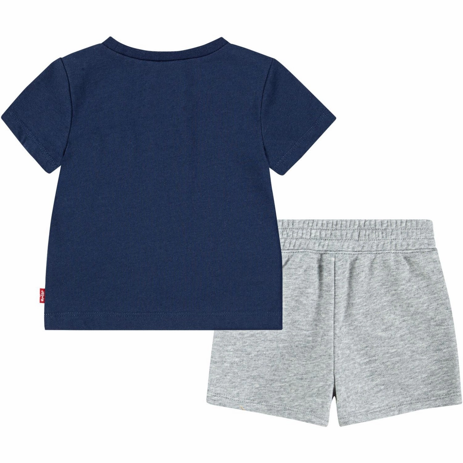 quick dry Water Based Ink Print Levi's Dress Blues Lvb Batwing Tee & Knit Shorts Set