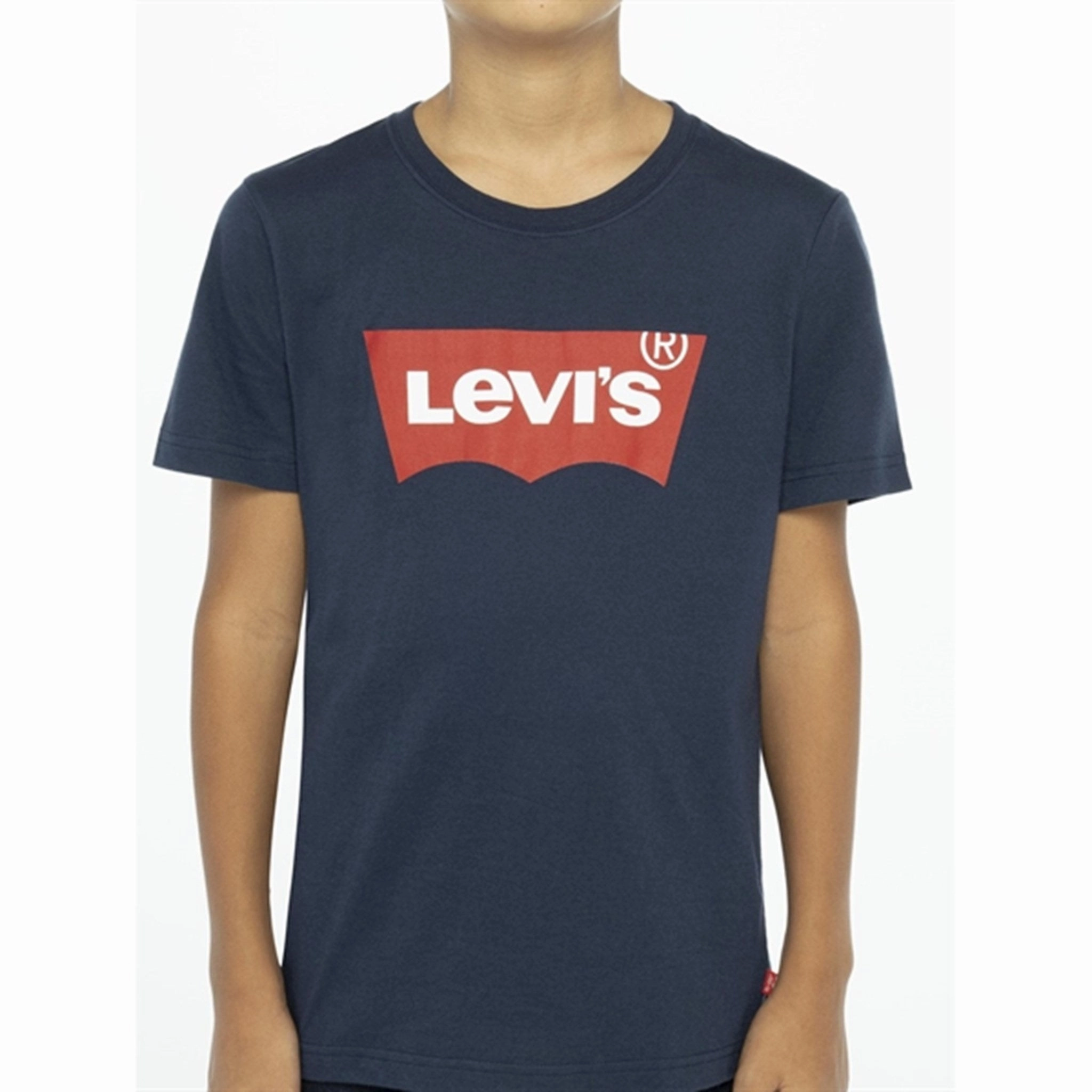 Levi's Graphic Batwing T-Shirt Dress Blues Versatile Option Smooth Jersey Texture