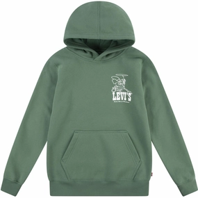 Levi's GREEN Lasso It Up Pullover Hoodie City Look Linen blend