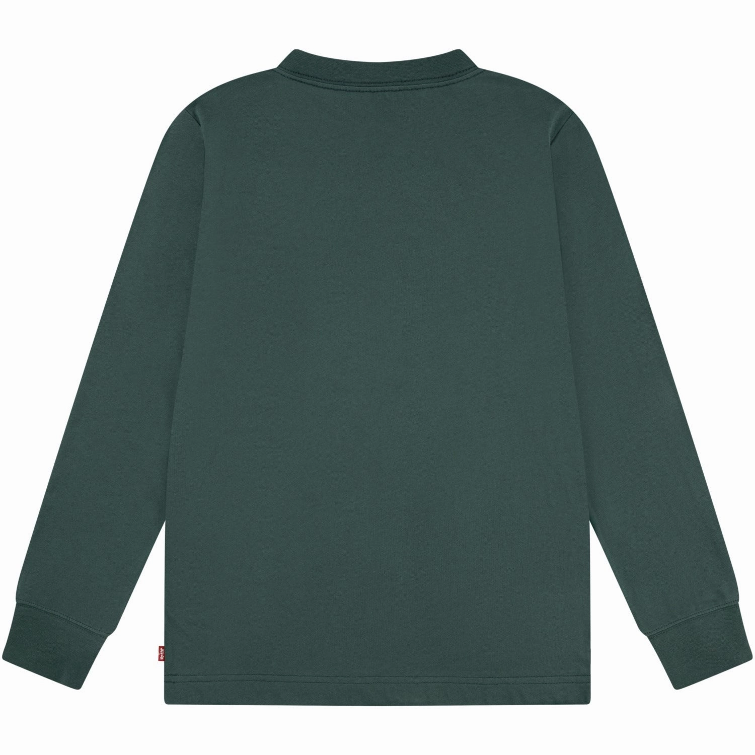 Non Irritating Tags Levi's GREEN Long Sleeve Batwing Chest Hit Tee