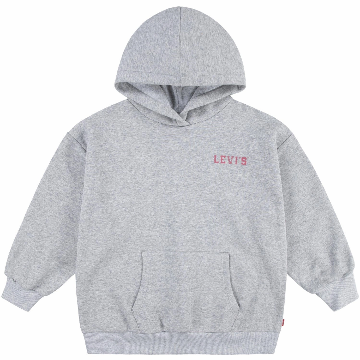Bohemian style Dual Layered Fabric Levi's GREY Collegiate Pullover Hoodie