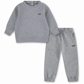 Hybrid Weave Technology Levi's Grey Heather Lvb Core Batwing Sweat Set