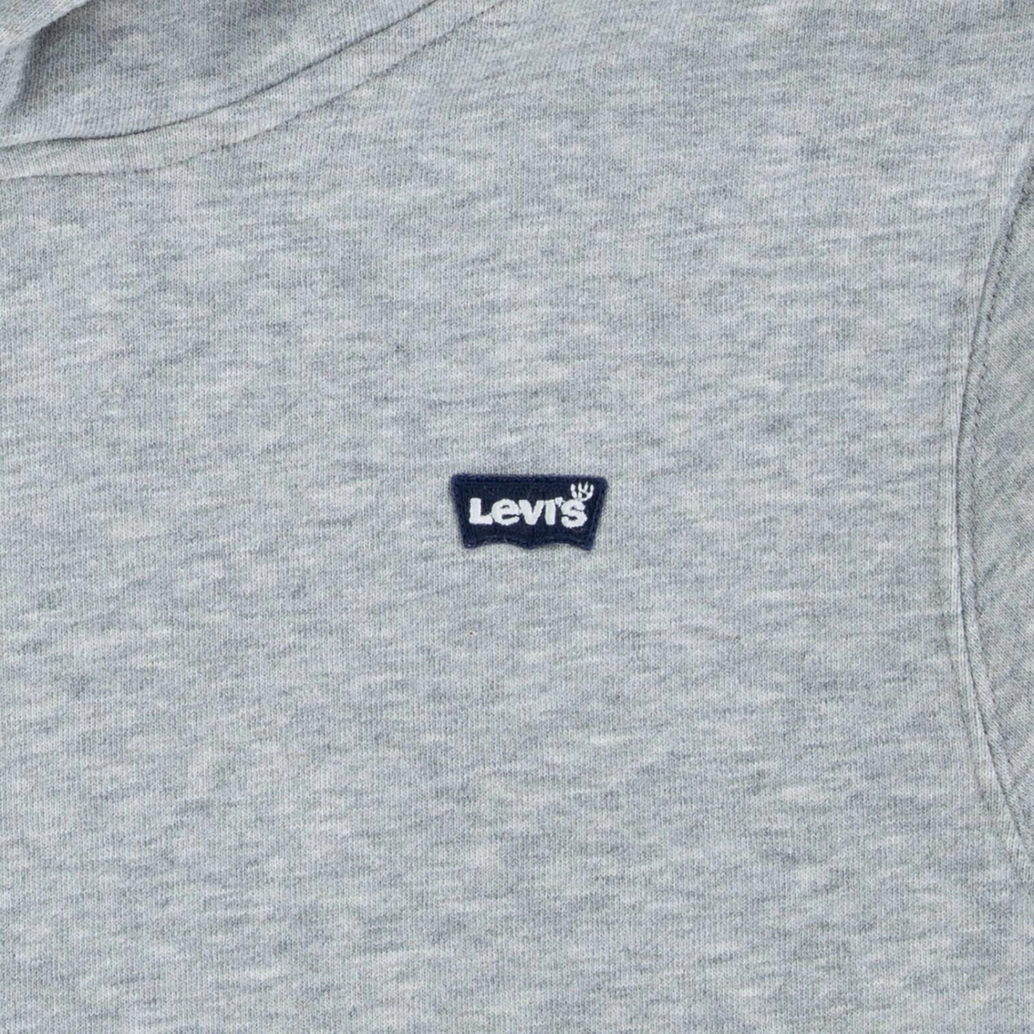 Levi's Grey Heather Lvb Mini Batwing Pull Over Hoodie Stretchable Material Impala like