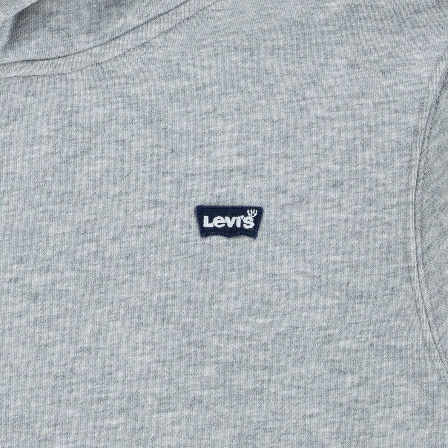 Levi's Grey Heather Lvb Mini Batwing Pull Over Hoodie Street Style