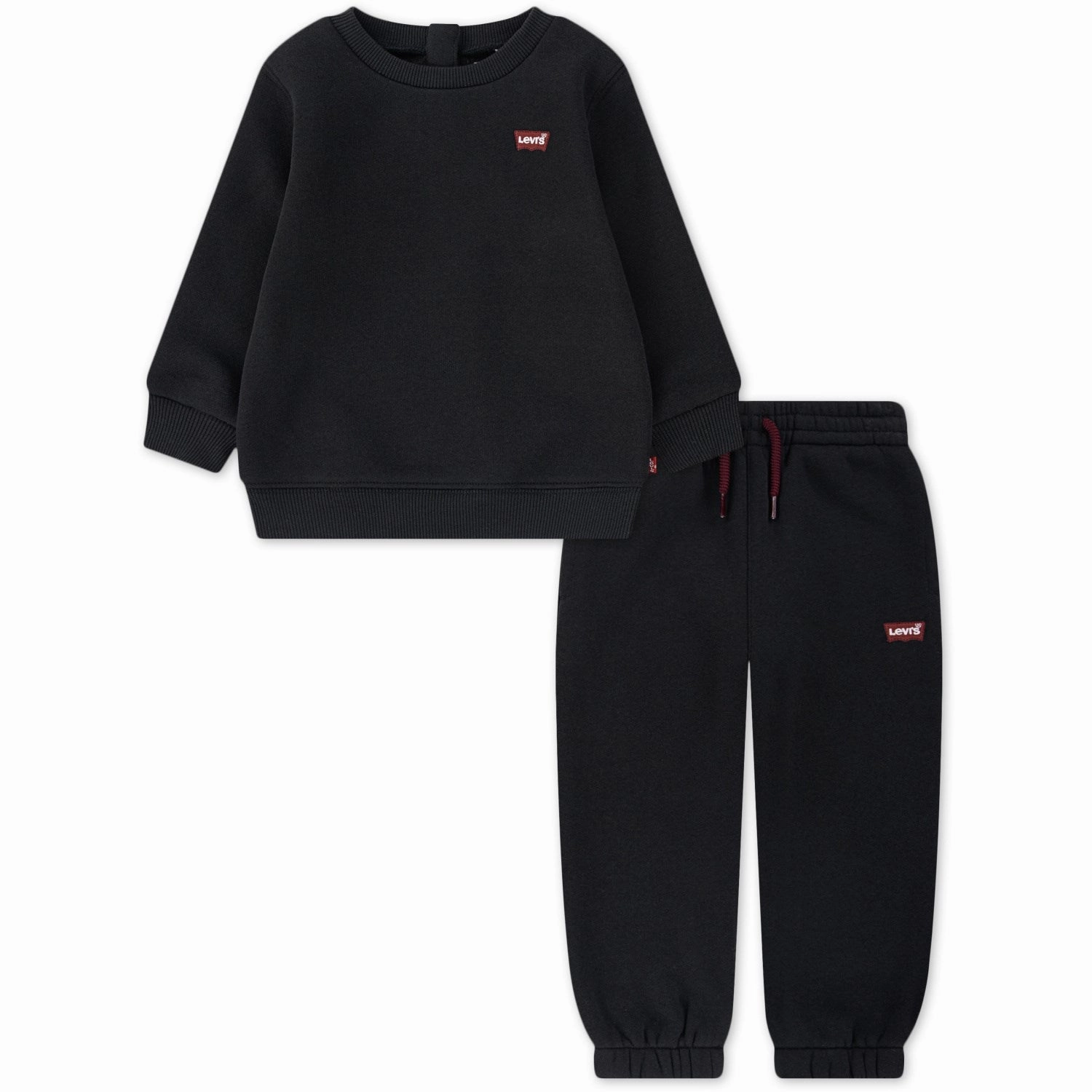 Workout Apparel AntiStatic Lining Levi's Jet Black Hoodie & Jogger Set