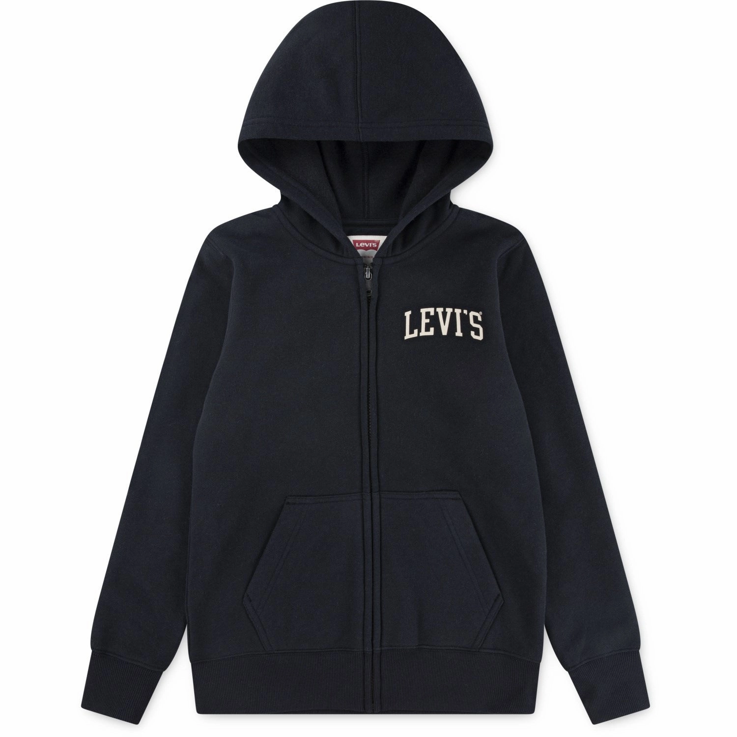 Levi's Jet Black Legendary Full Zip Hoodie Workshop wear