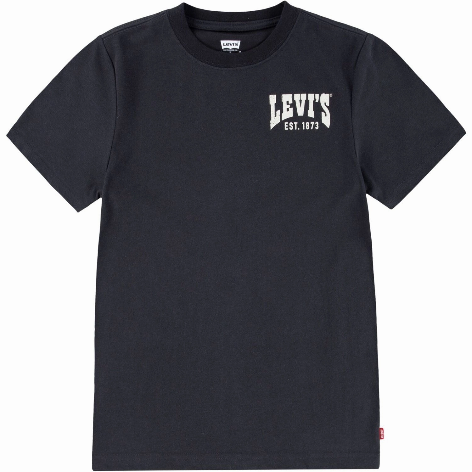 Levi's Jet Black Lvb Valley View Tee Comfy Apparel UV Protection Fabric