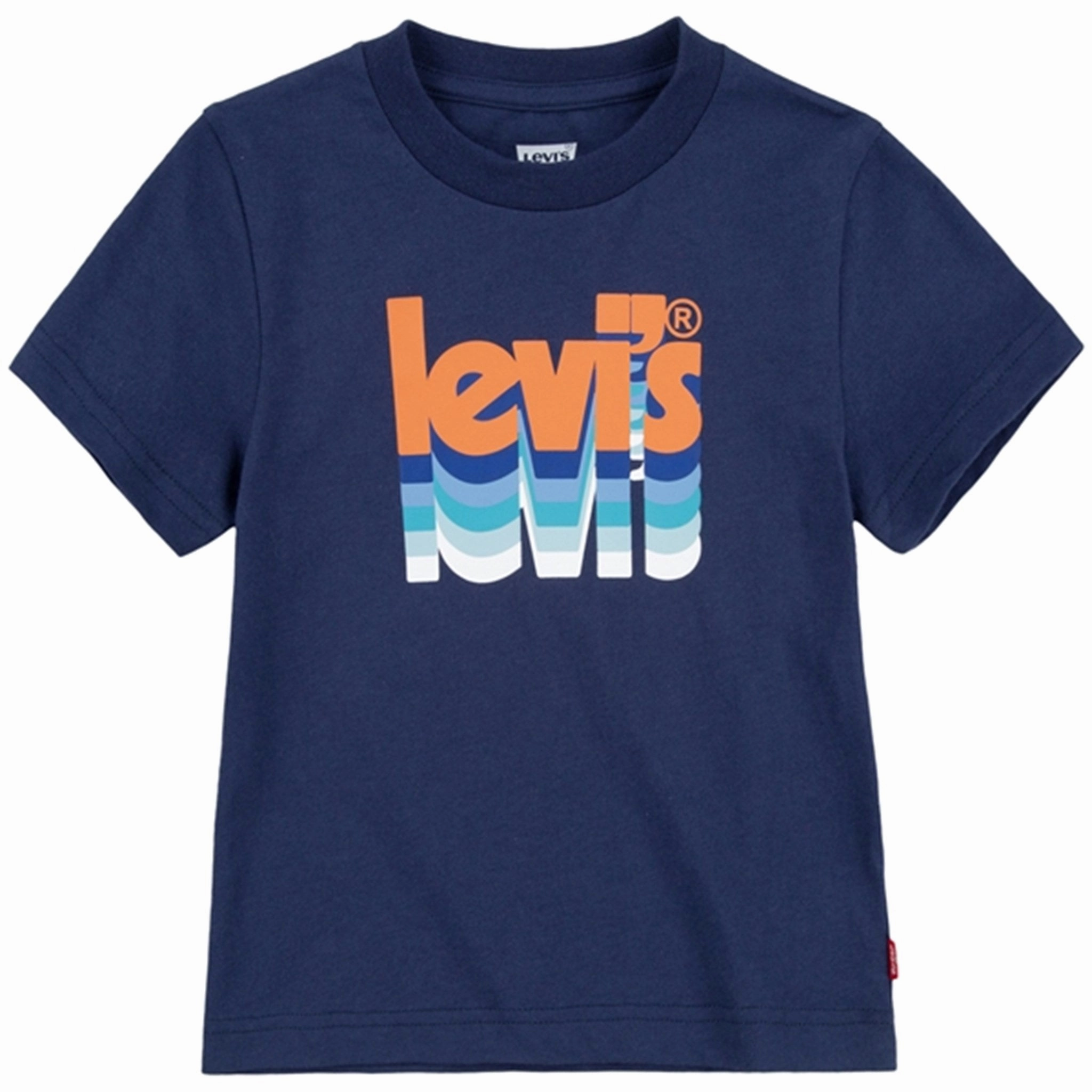 Levi's Layered Poster Logo T-shirt Blue Simple yet stylish Breathable apparel