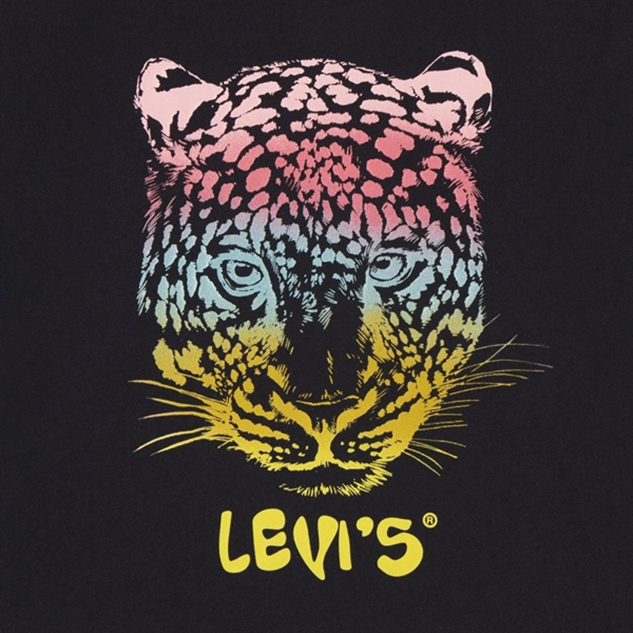 Travel Fashion Active Layering Levi's Leopard Oversized T-Shirt Caviar