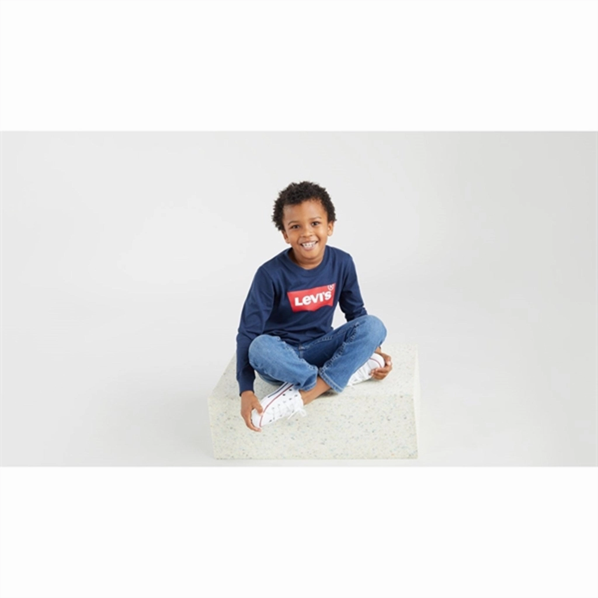 Levi's Long Sleeve Batwing T-Shirt Dress Blues Tall Option