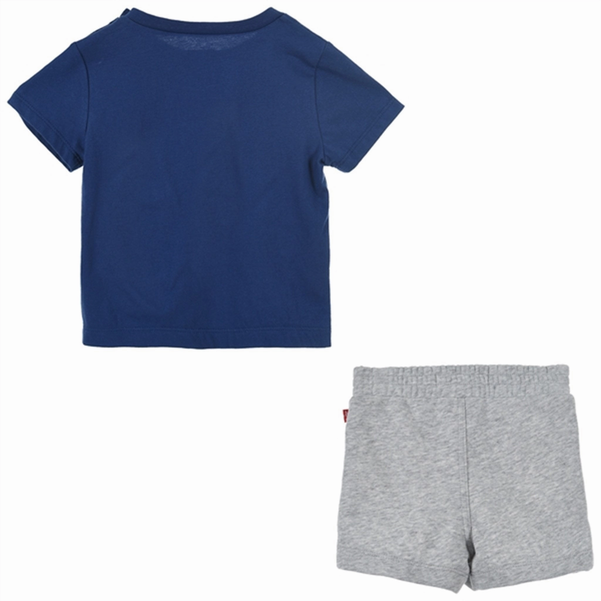 Levi's Mascot Batwing Shorts Set Blue Wrinkle Free Weave