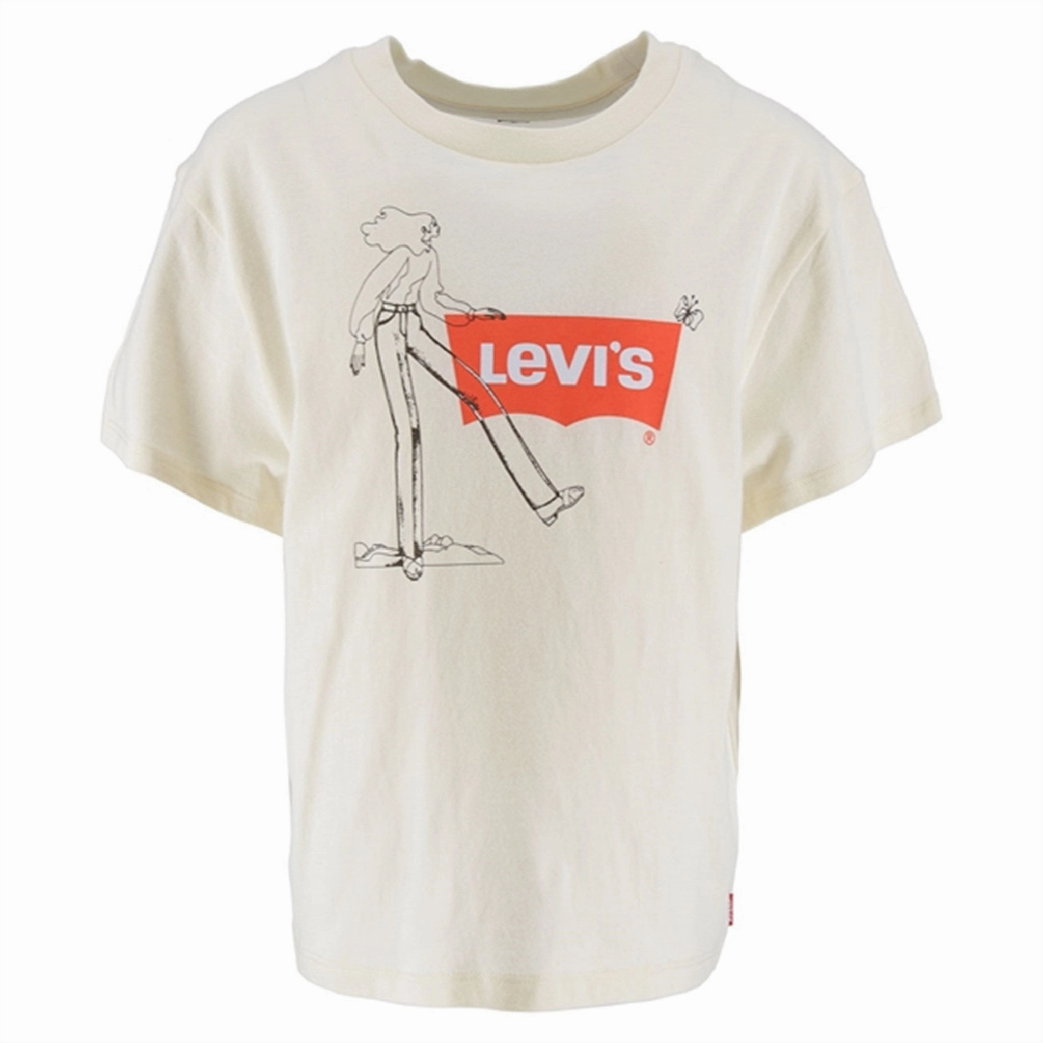 Soft Fit Wear Valentine's Day Levi's Oversized Graphic T-Shirt Antique White