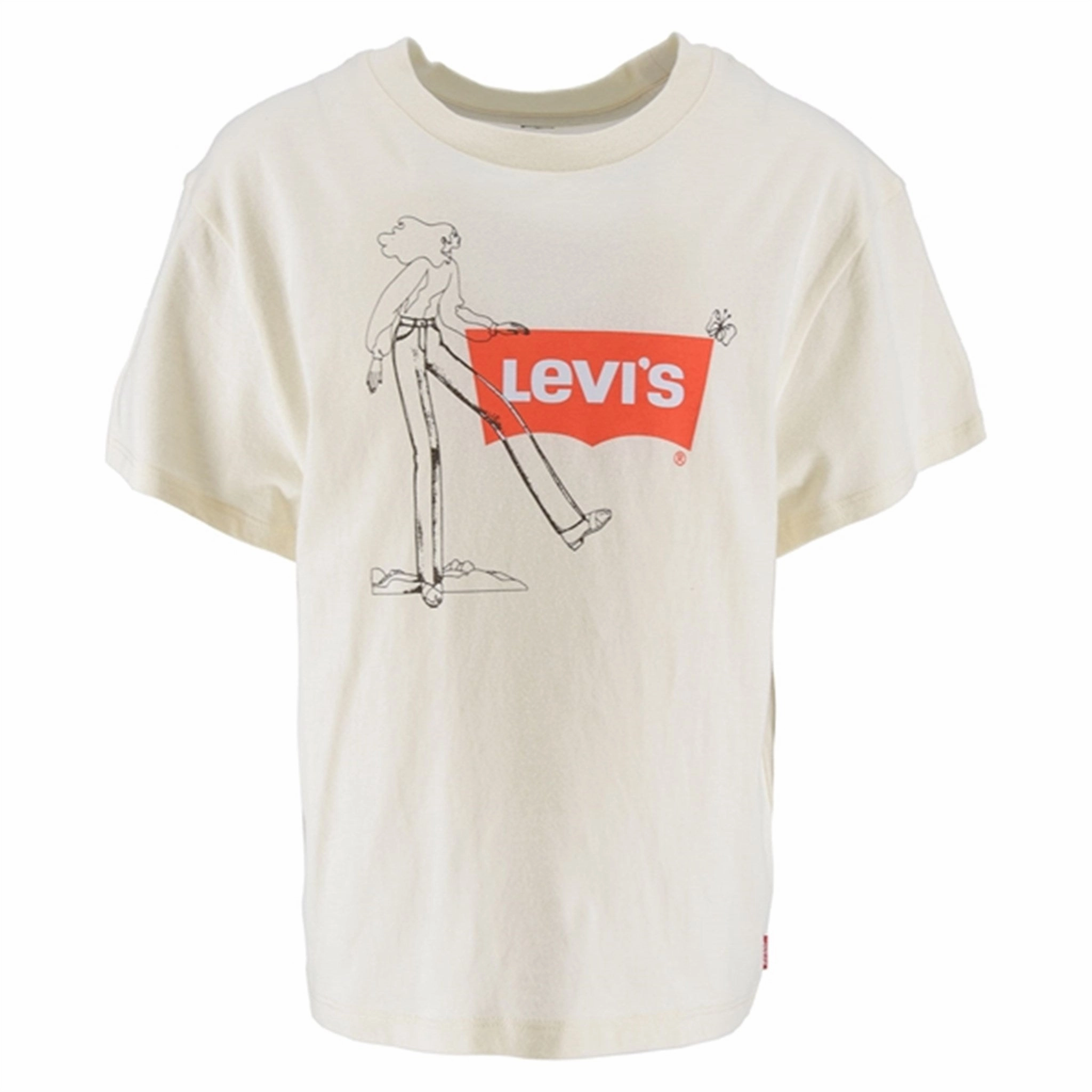 Prom Recycled Polyester Levi's Oversized Graphic T-Shirt Antique White