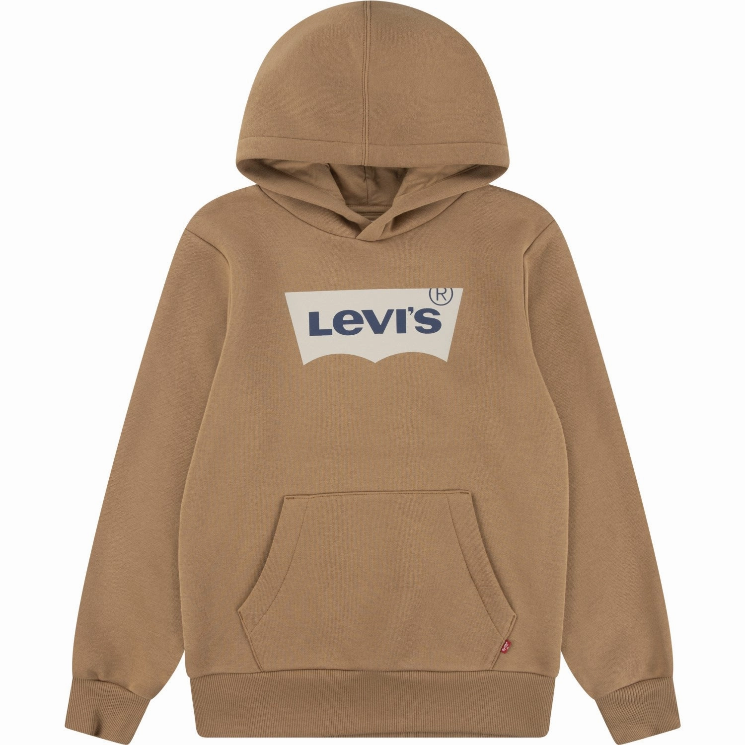 Anti Static Treatment Levi's Rodeo Brown Batwing Screenprint Hoodie
