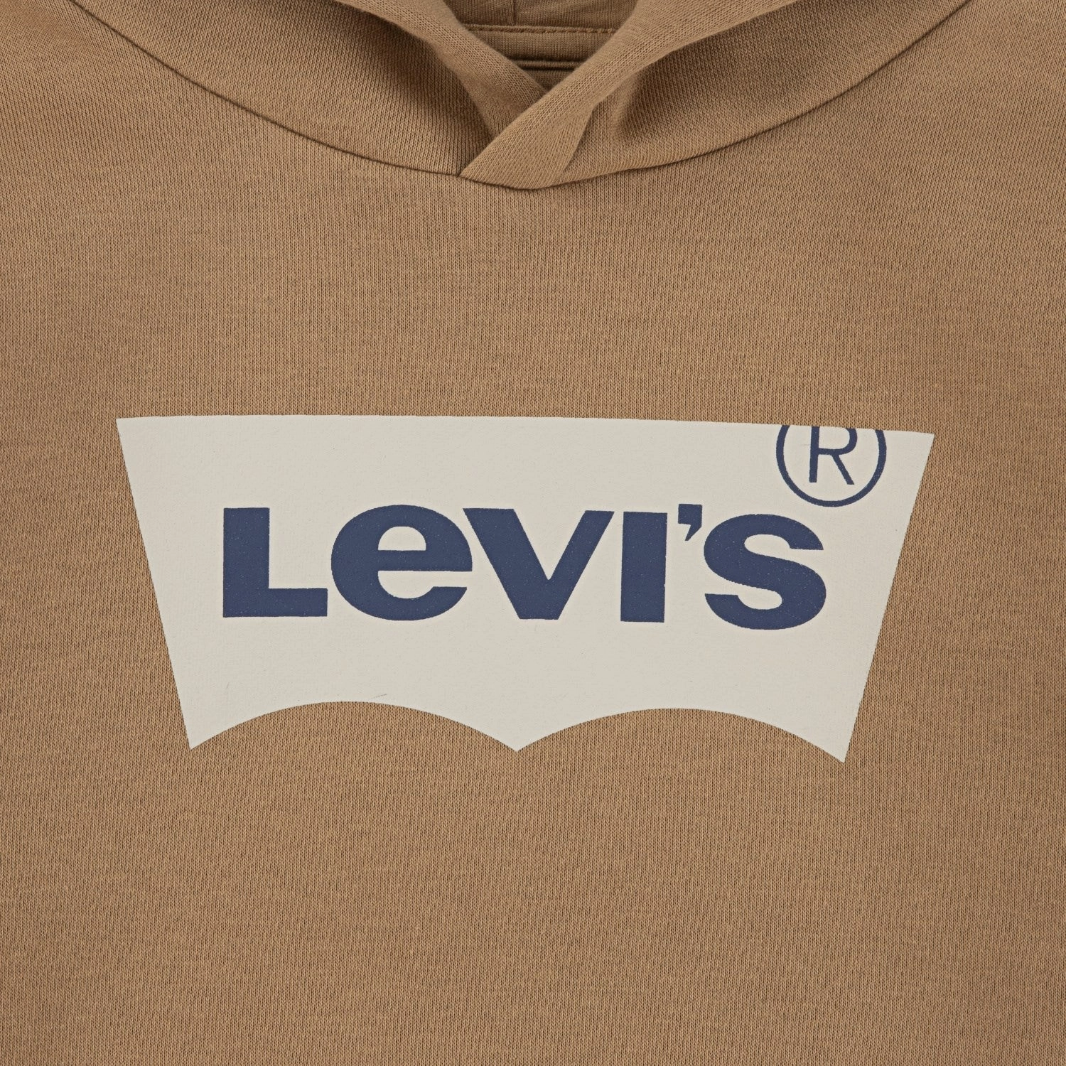 Levi's Rodeo Brown Batwing Screenprint Hoodie Performance Wear Youthful Vibe