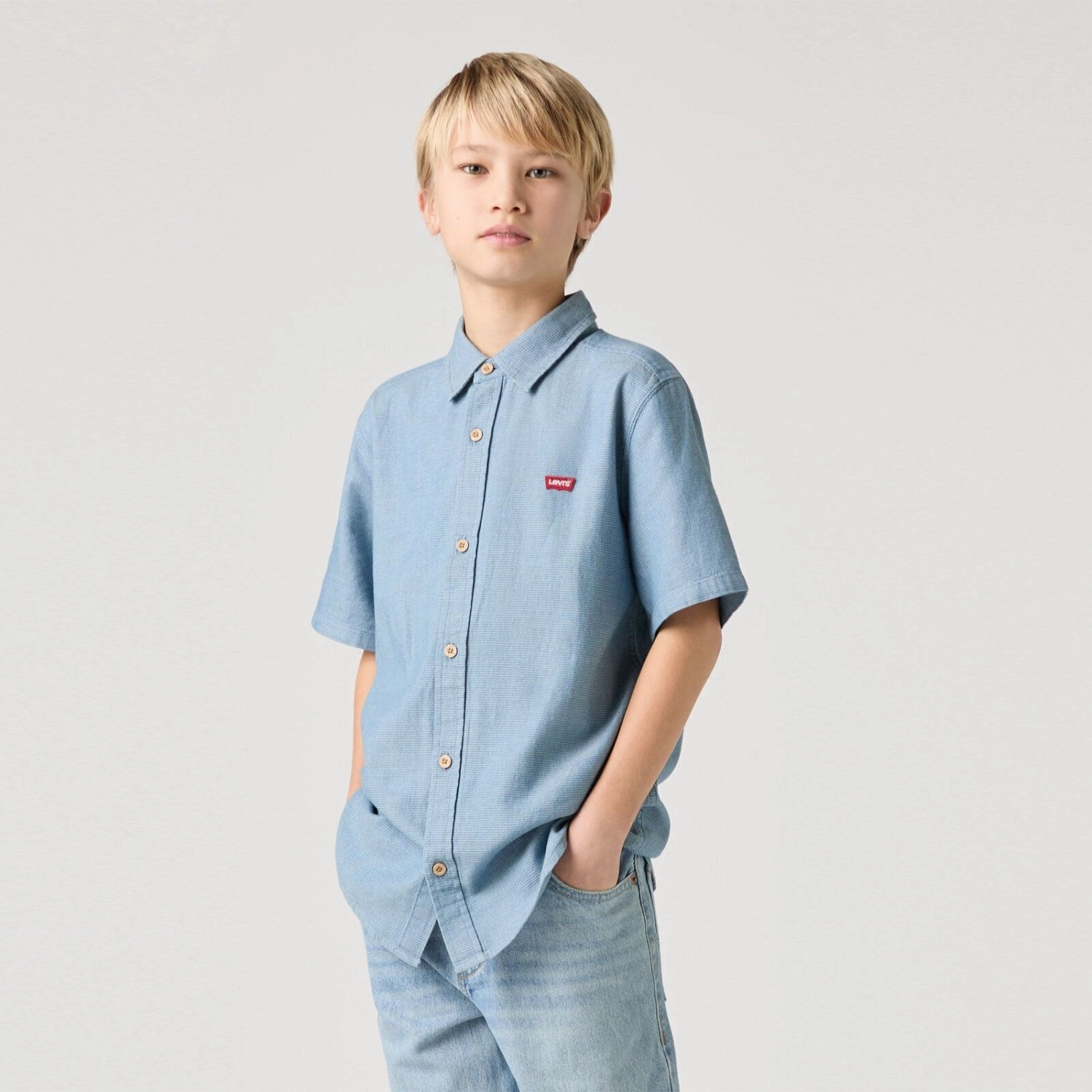 Levi's Sail Away Lvb Ss Woven Shirt Anti Static Finish Bold Print