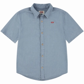 Levi's Sail Away Lvb Ss Woven Shirt Twill Weave Edgy Design