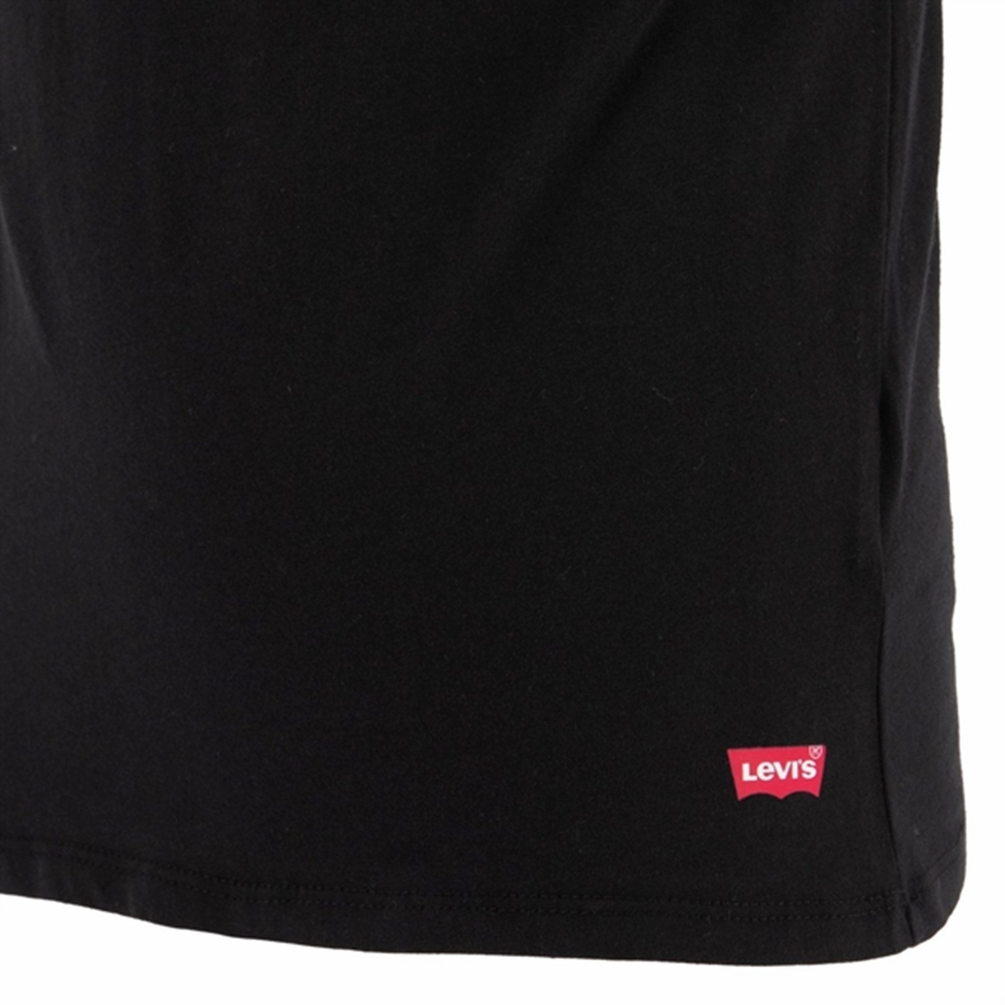 Levi's Short Sleeve Crewneck T-Shirt 2-Pack Black/White NonIrritating Fabric