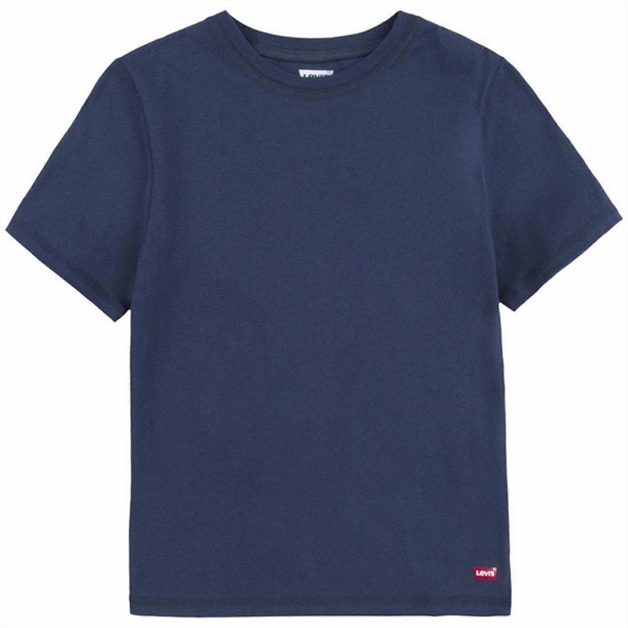 Chilly Layer Perfect for Workouts Levi's Short Sleeve Crewneck T-Shirt 2-Pack Dress Blues
