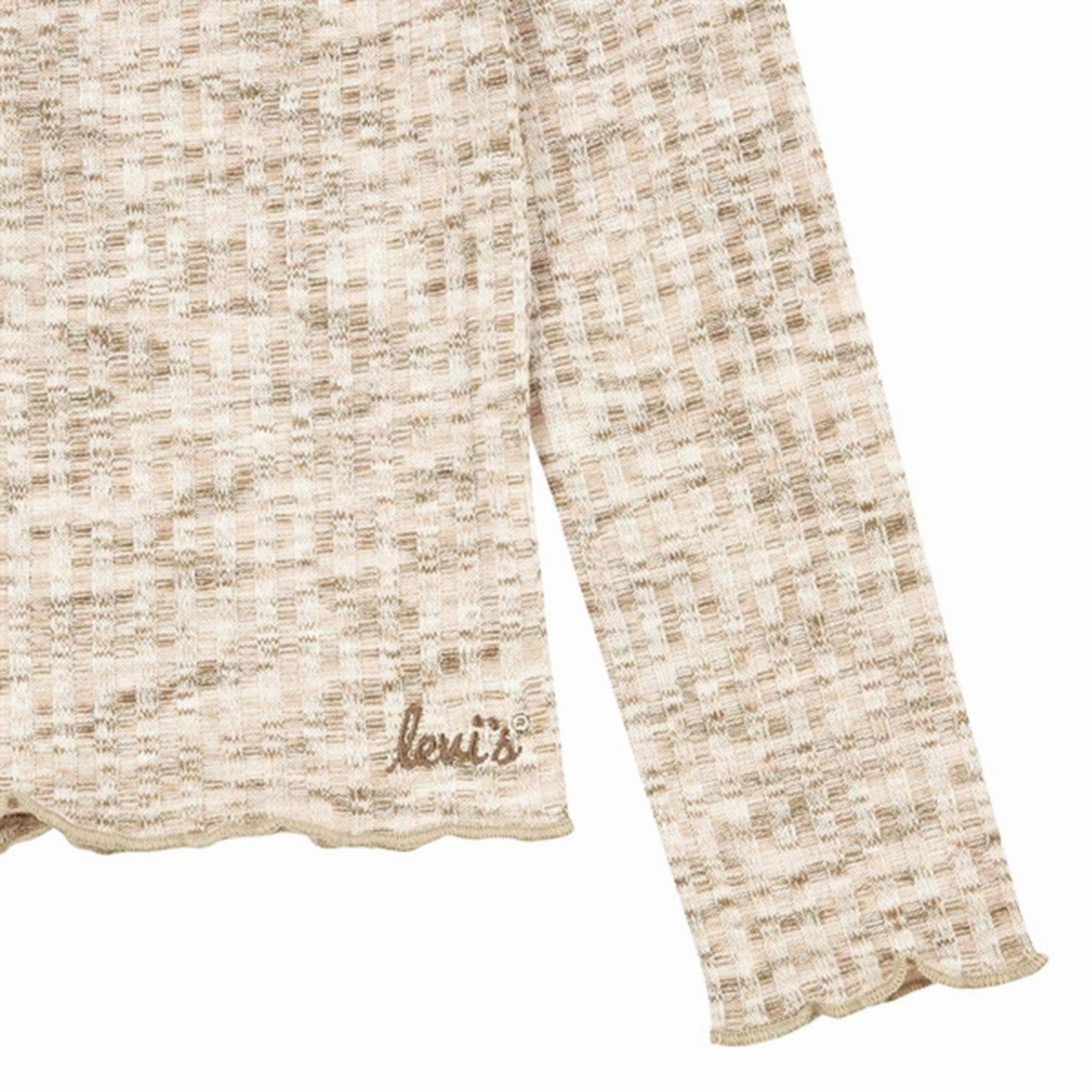 Anniversary Special Levi's Space Dye Long Sleeve Blouse Creme Brulee