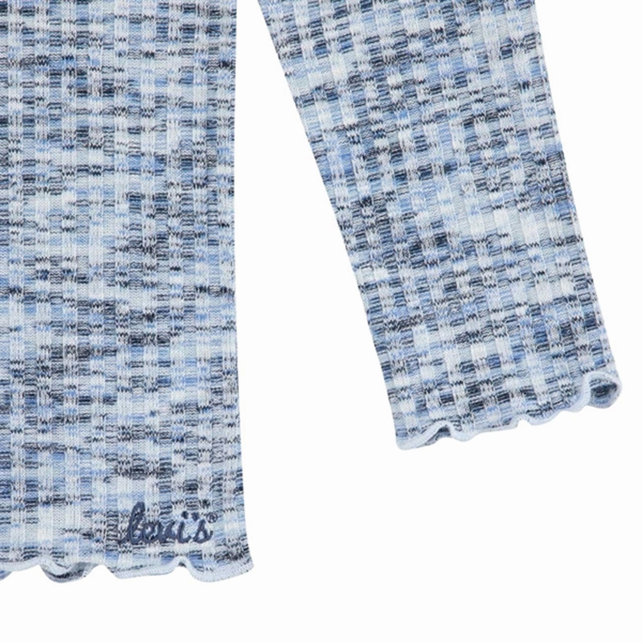 Modern Look Levi's Space Dye Long Sleeve Blouse Crown Blue