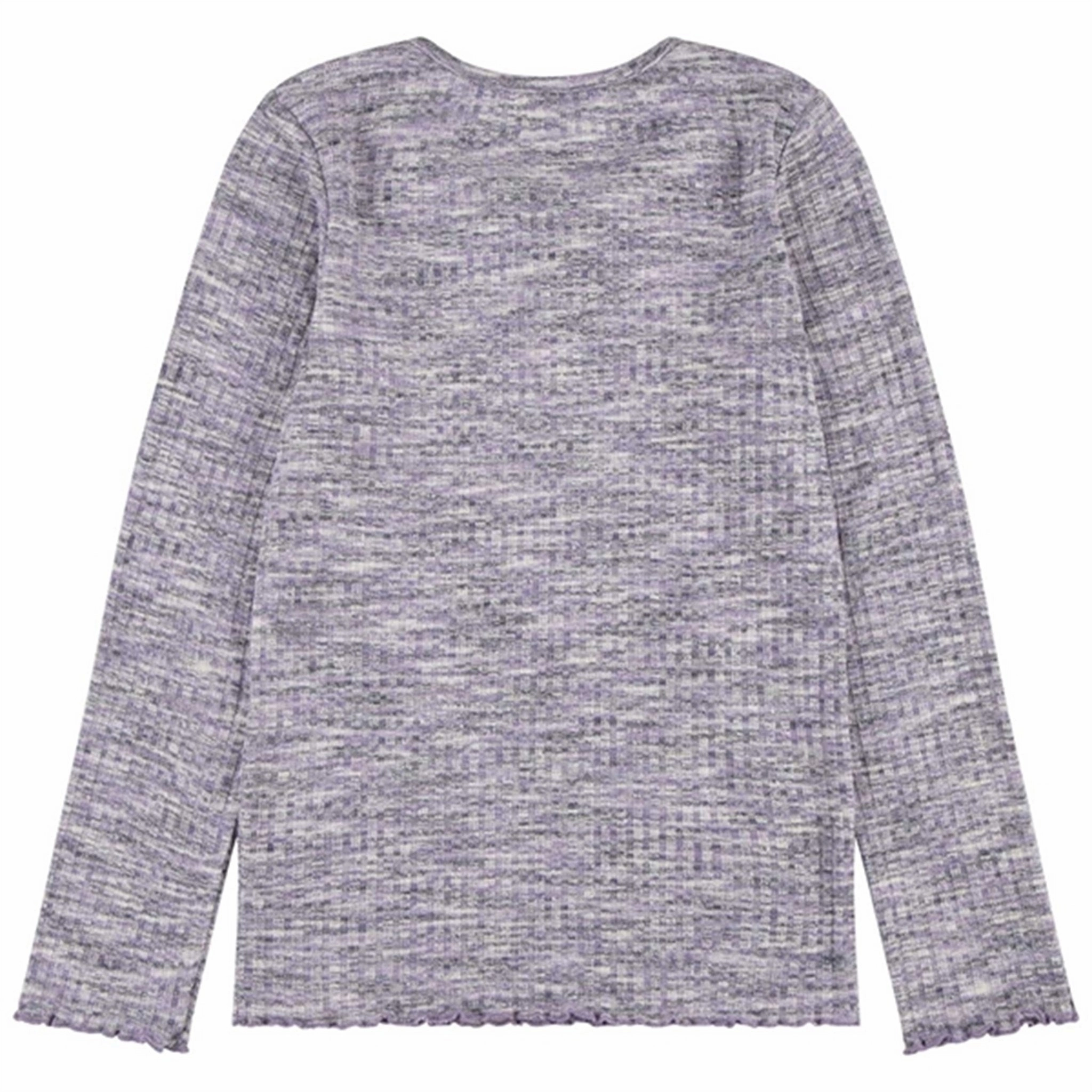 Denim Blend Chic Design Levi's Space Dye Long Sleeve Blouse Purple Rose