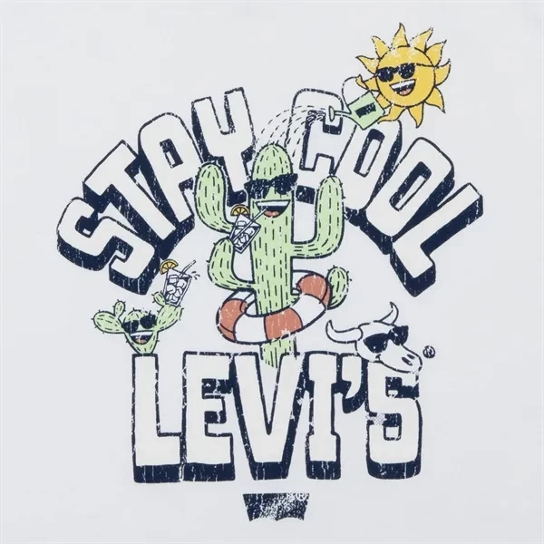 Levi's Stay Cool Levi'S T-Shirt Cloud Dancer mix and match Embroidered