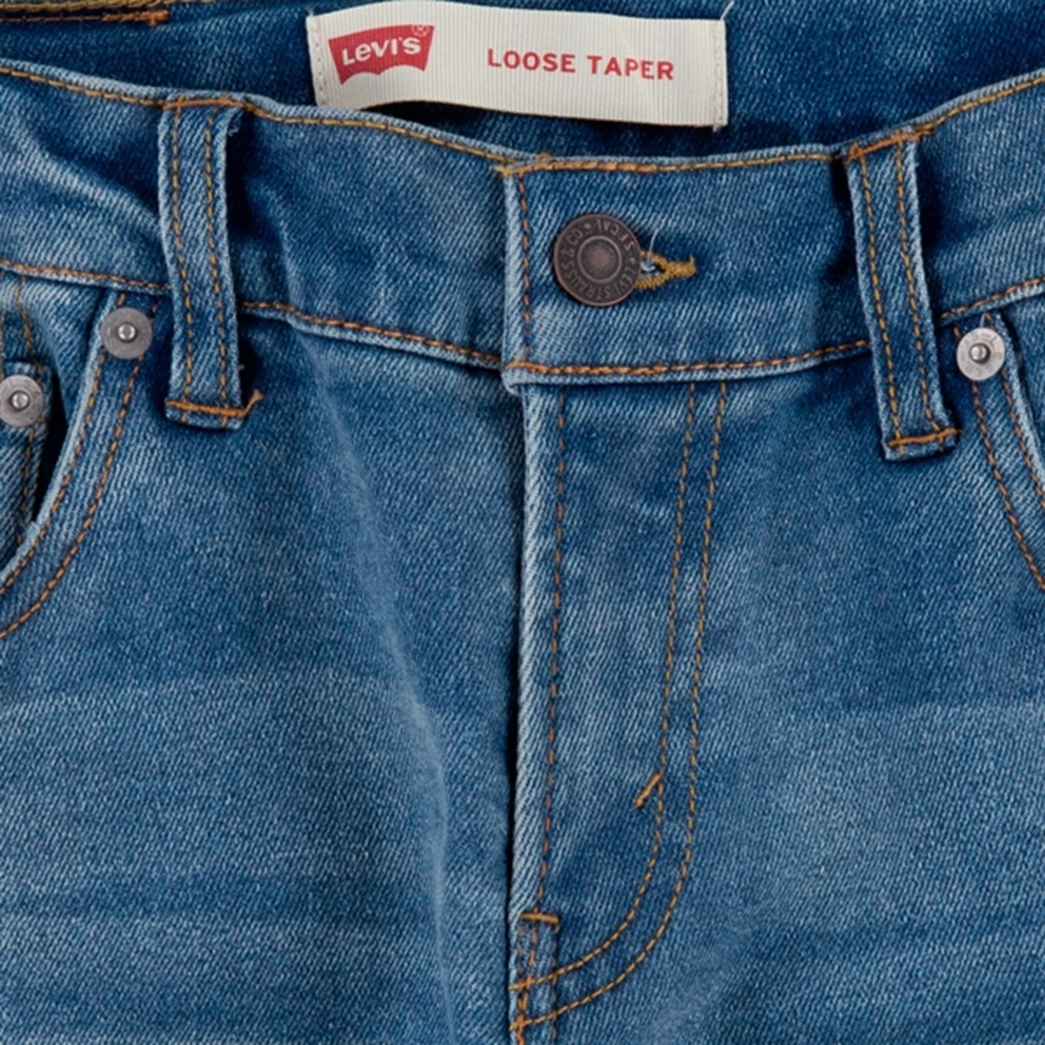 Levi's Stay Loose Tapered Jeans Blue Perfect Basic Non Restrictive Thigh