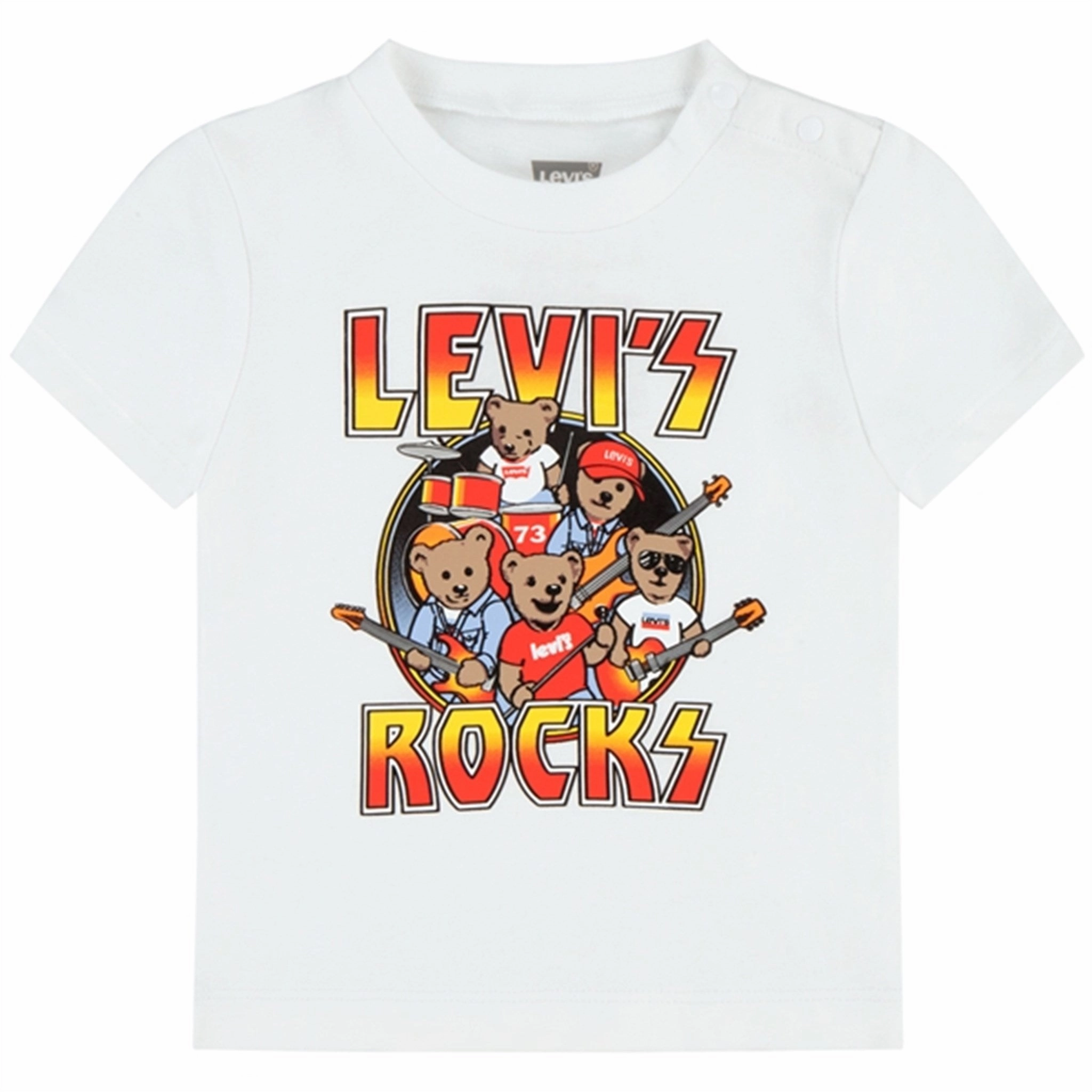 Affordable Fashion Levi's Teddy Bear Rock T-shirt White