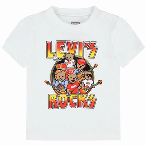 Affordable Fashion Levi's Teddy Bear Rock T-shirt White