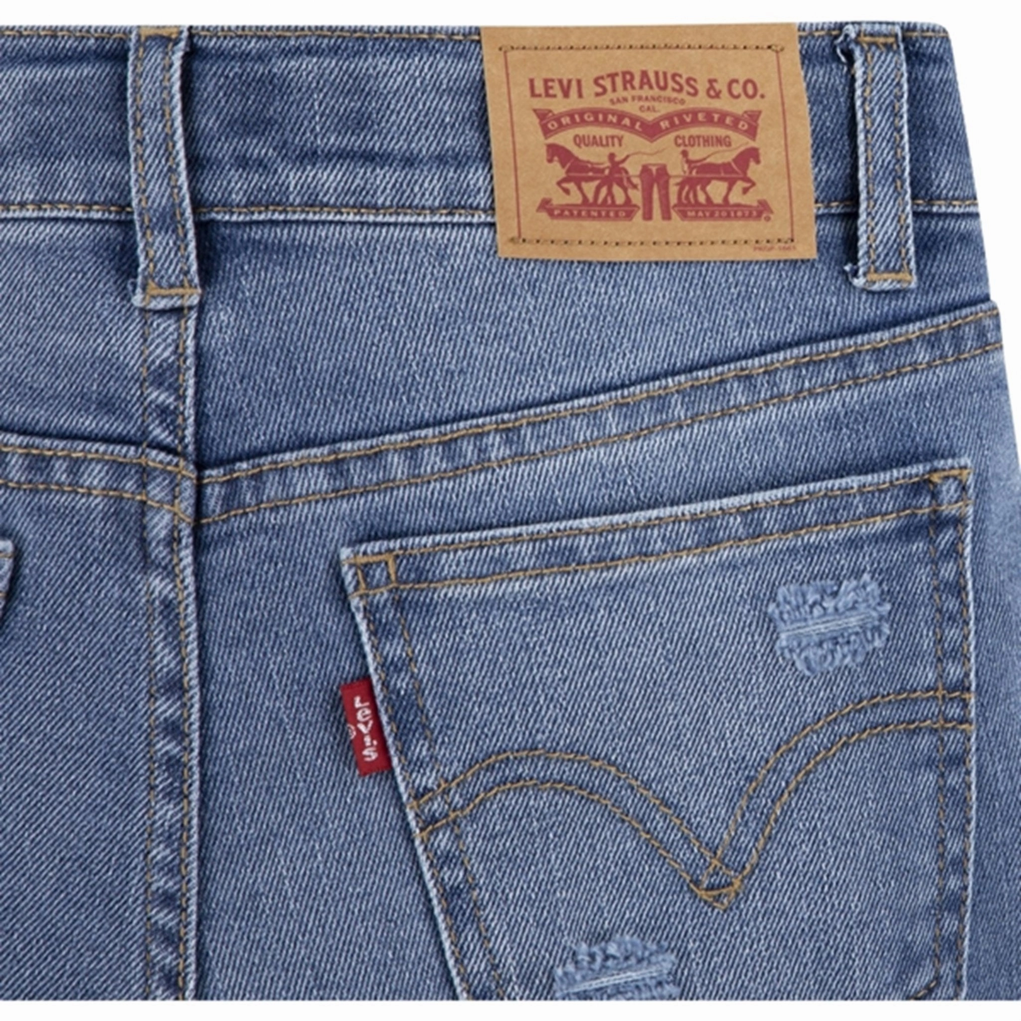 Levi's Wide Leg Jeans Dig It Adjustable Belt Loops Cool And Clean