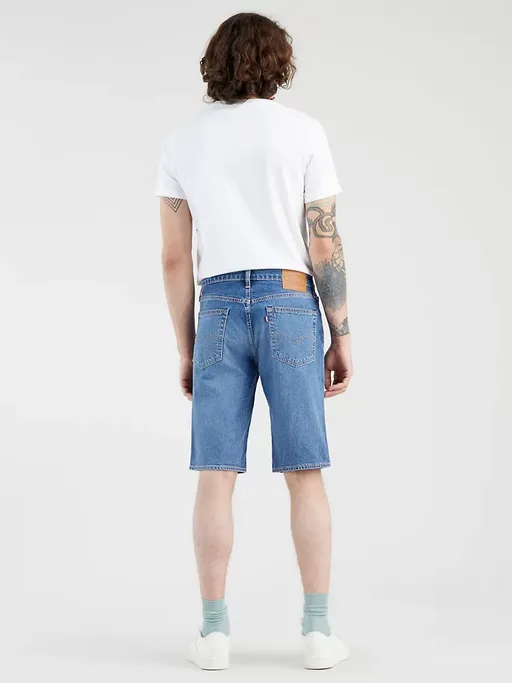 Levi's Bermuda Jeans da uomo 405 Standard 398640053 blu stain - resistant