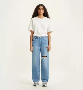 Weekend Wear LowProfileStitching Levi's jeans Baggy Dad Z5993 A34940015 medium indigo destructed