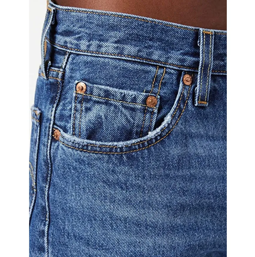 WaterRepellentCoating Levi's Jeans Cropped 501 362000224 blu