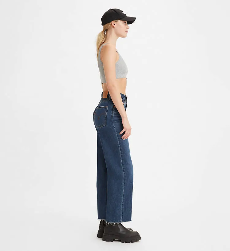 Levis Jeans Ribcage Straight Ankle Noe Down 726930089 blu Cool Weather LowProfileWaistband