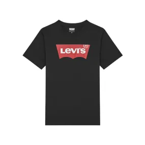 Seasonal Staple Wrinkle Resistant Cloth Levi's Kids maglietta manica corta da bambino con logo batwing 9E8157-023 nero