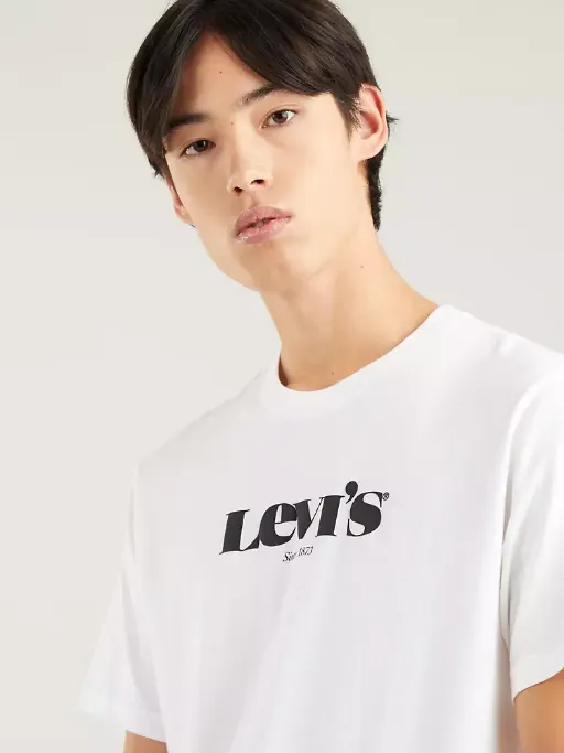 Levi's maglietta manica corta da uomo 1873 161430083 bianco Weekend Style