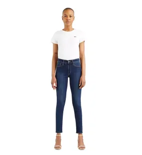 Levi's pantalone jeans da donna 721 Skinny a vita alta 18882-0047 blu Soft Feel Durable Hem