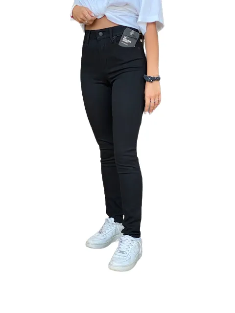 Long Use Levi's pantalone jeans da donna a vita alta 721 Skinny 188820233 stonewashed nero